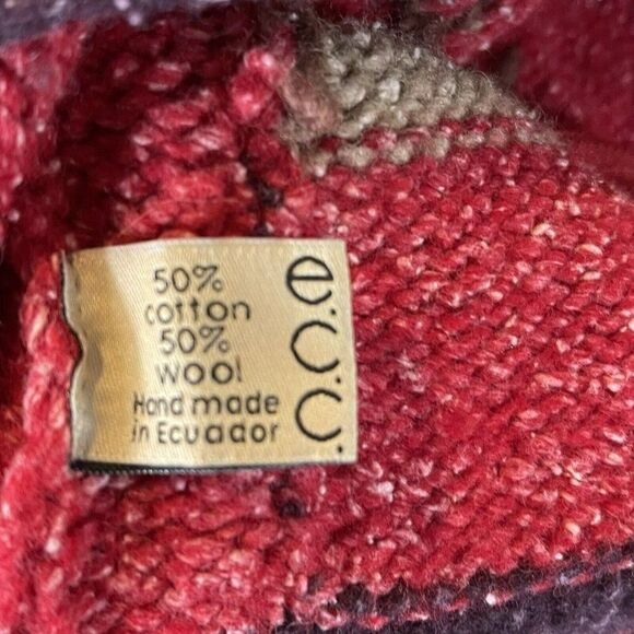 Ecuadorian Clothing Company Hand Made Wool Blend‎ Hooded  Full Zip Jacket 4T - Picture 4 of 4